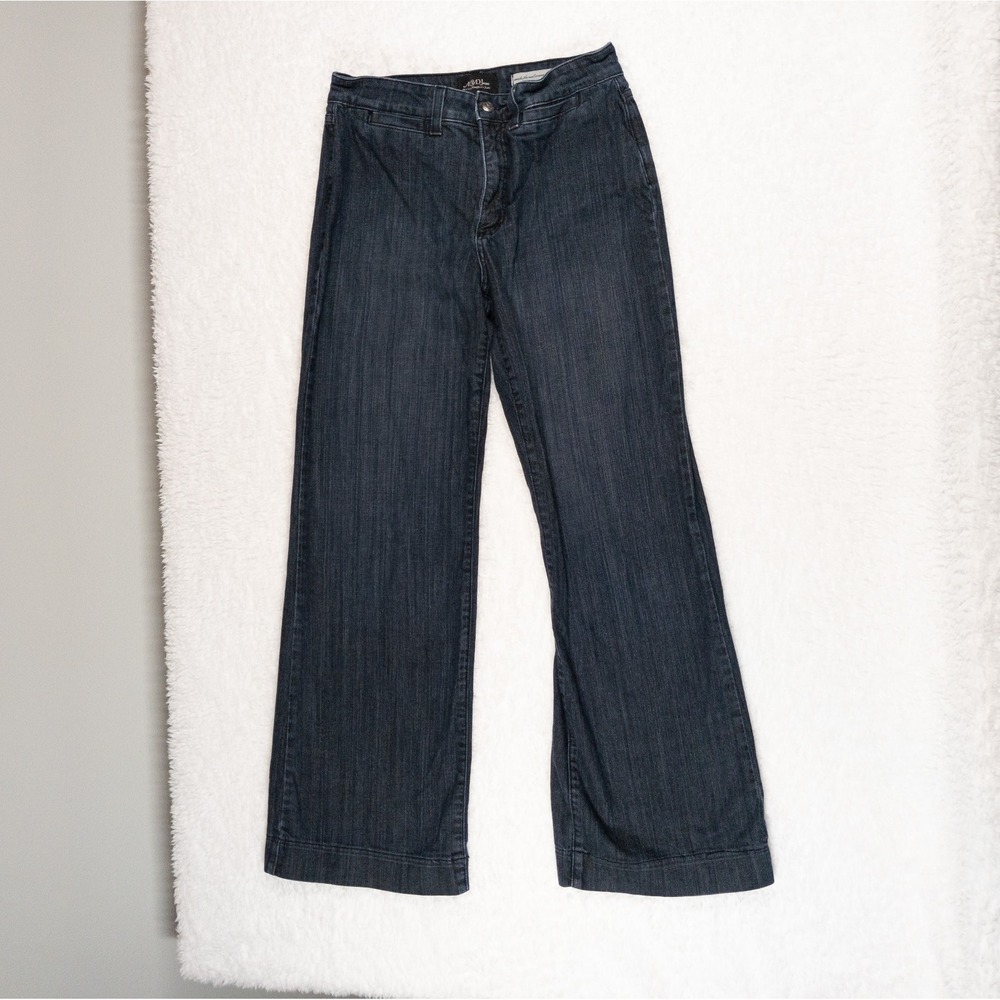 NYDJ Style 1803 Tummy Tuck Jeans Pants Womens Size 8 Blue Denim Stretch